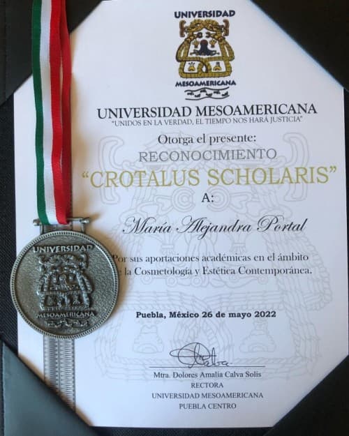 Reconocimiento a Maria Alejandra Portal Fernandez